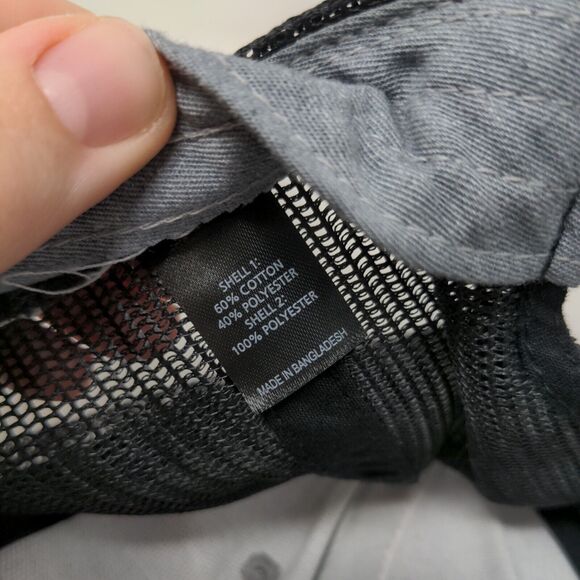 Sunbelt Rentals Snapback Mesh Back Trucker Hat Gray One Size Embroidered - Picture 9 of 9